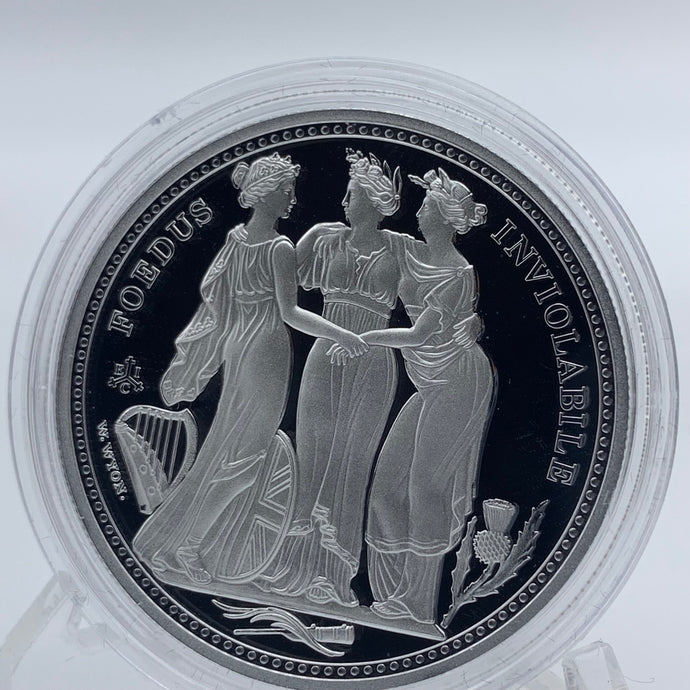 2021 St. Helena Masterpiece Three Graces William Wyon 1oz Silver Proof £1 Coin