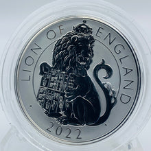 Load image into Gallery viewer, 2022 Tudor Beasts Lion Of England Silver Proof &amp; Reverse Frosted Two-Coin Set
