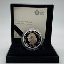 Load image into Gallery viewer, Royal Wedding 2018 UK £5 Five Pounds Silver Proof Prince Harry Coin
