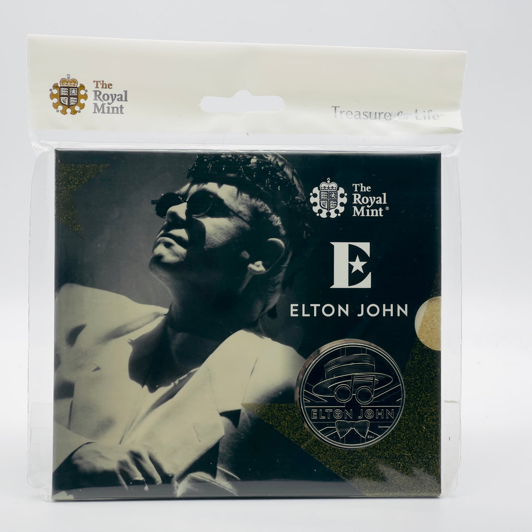 2020 Royal Mint Music Legends Elton John £5 Coin Pack - The Very Best Of
