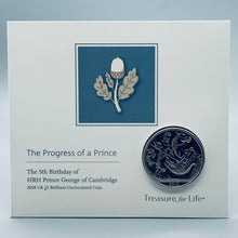 Load image into Gallery viewer, The 5th Birthday of HRH Prince George 2018 UK £5 Brilliant Uncirculated Coin
