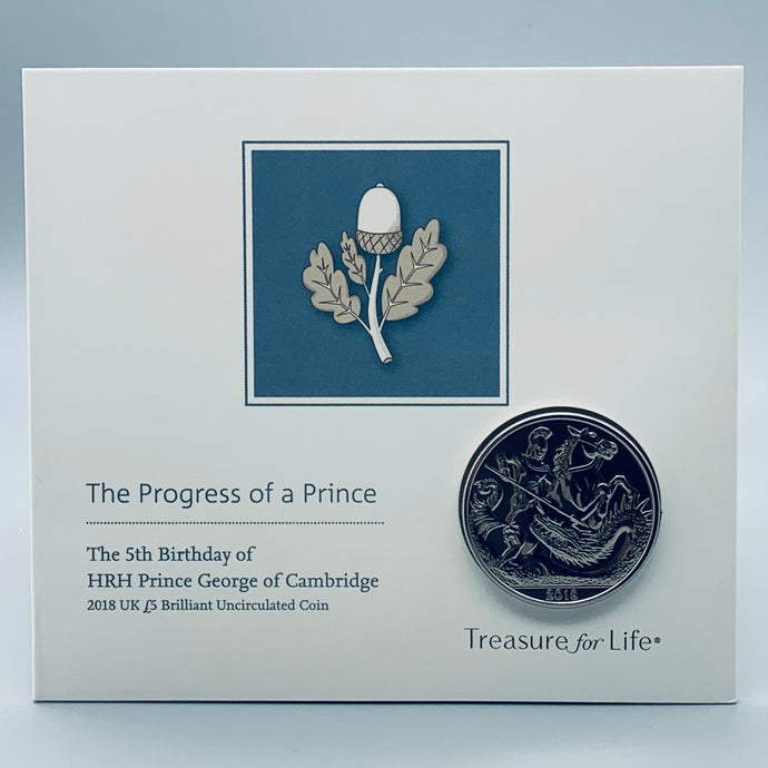 The 5th Birthday of HRH Prince George 2018 UK £5 Brilliant Uncirculated Coin