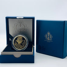 Load image into Gallery viewer, 2012 Royal Mint UK Official Diamond Jubilee Gold Plated Silver Proof £5 Coin
