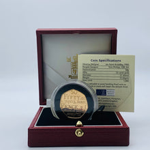 Load image into Gallery viewer, 2005 Royal Mint Johnson&#39;s Dictionary Gold Proof 50p Fifty Pence Coin
