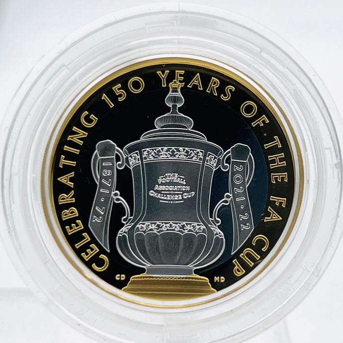 2022 Royal Mint UK 150th Anniversary FA Cup Proof £2 Two Pounds Coin