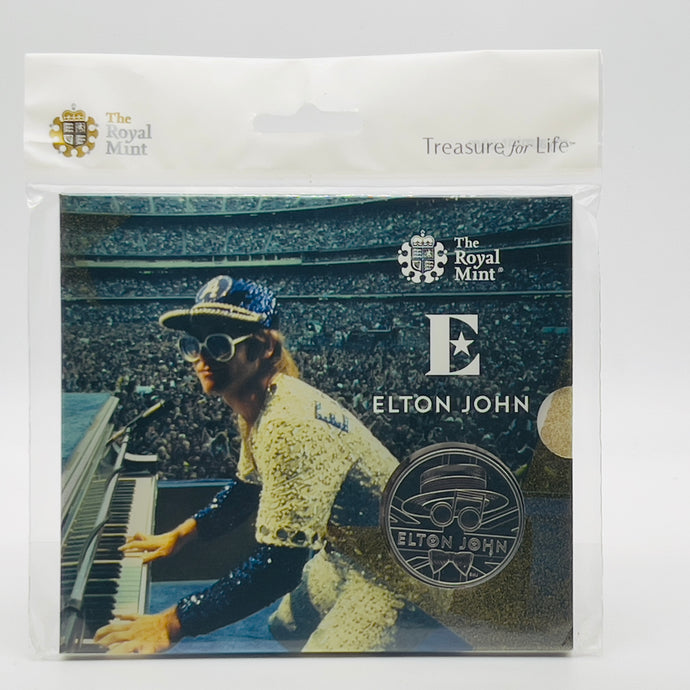 2020 Royal Mint Music Legends Elton John £5 Coin Pack - Dodgers Stadium