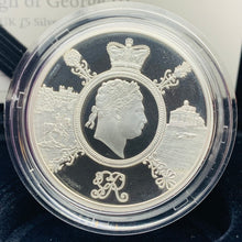 Load image into Gallery viewer, 2019 Royal Mint A Celebration Of King George III Piedfort Silver Proof £5 Coin
