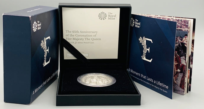 Sapphire Coronation 2018 UK £5 Silver Proof Coin