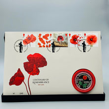 Load image into Gallery viewer, 2019 Remembrance Day Silver Proof £5 Coin
