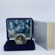 Load image into Gallery viewer, 2006 Royal Mint Queen’s 80th Birthday Piedfort Silver Proof £5 Five Pounds Coin
