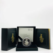 Load image into Gallery viewer, 2018 ROYAL MINT QUEENS BEASTS BLACK BULL OF CLARENCE SILVER PROOF 1OZ £2 TWO POUNDS COIN
