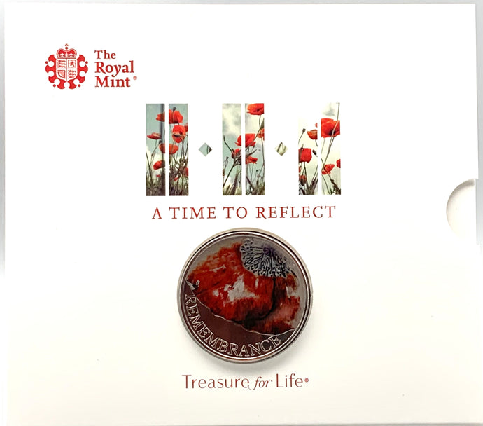 The Remembrance Day 2018 UK £5 Brilliant Uncirculated Coin