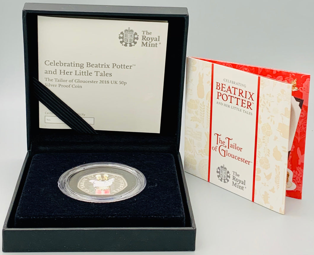 The Tailor of Gloucester™ 2018 UK 50p Silver Proof Coin