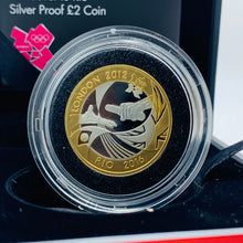 Load image into Gallery viewer, 2012 Royal Mint London Olympics Games Handover To Rio Silver Proof £2 Coin
