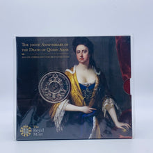 Load image into Gallery viewer, 2014 Royal Mint Queen Anne Brilliant Uncirculated £5 Coin Original Sealed Pack
