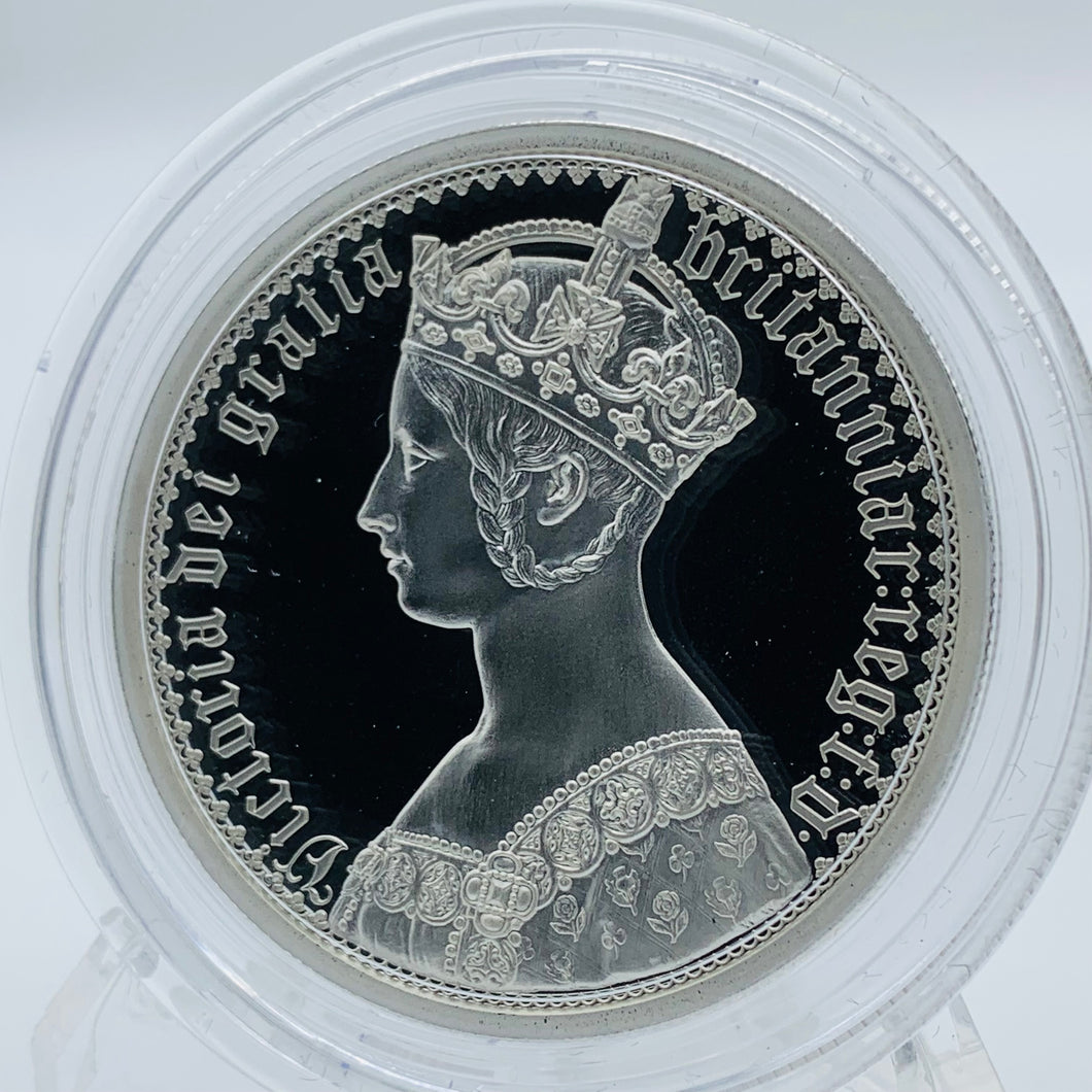 2021 ROYAL MINT GOTHIC CROWN PORTRAIT SILVER PROOF TWO OUNCE 2oz £5 COIN